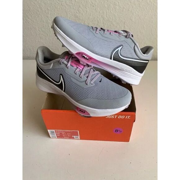 Nike Air Zoom Infinity‎ Tour Next Golf Shoes Wolf Grey Pink DC5221-060 Men’s 8.5
